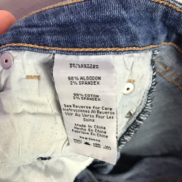 STS Blue Distressed Medium Wash Skinny Jeans 27 - Picture 7 of 7